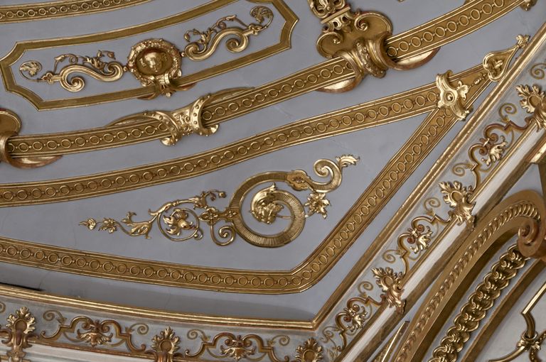 Piacenza, Teatro Municipale, particolari della decorazione (foto Andrea Scardova, IBC) 2016